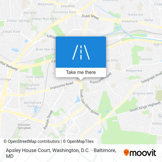 Apsley House Court map