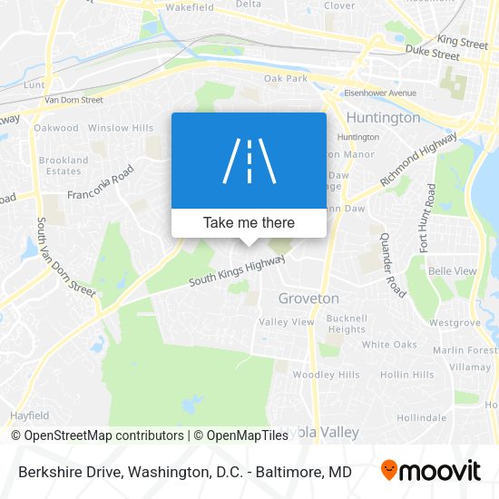 Berkshire Drive map