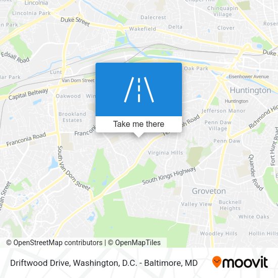 Driftwood Drive map