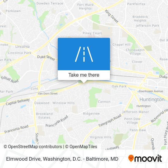 Elmwood Drive map