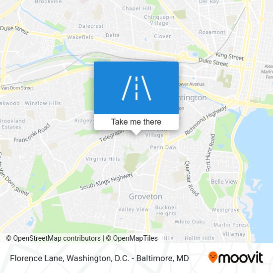 Mapa de Florence Lane