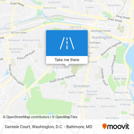Gentele Court map