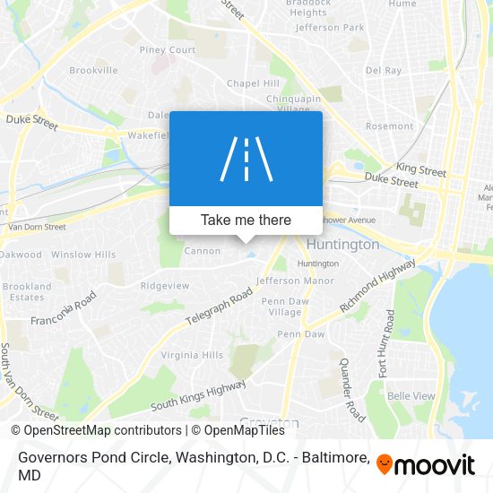 Mapa de Governors Pond Circle
