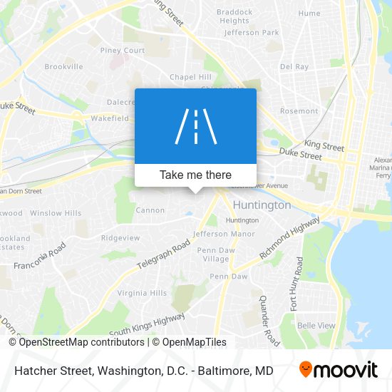 Hatcher Street map