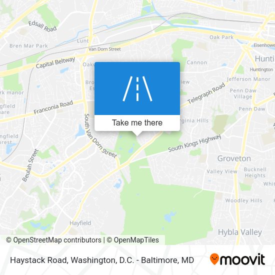 Mapa de Haystack Road