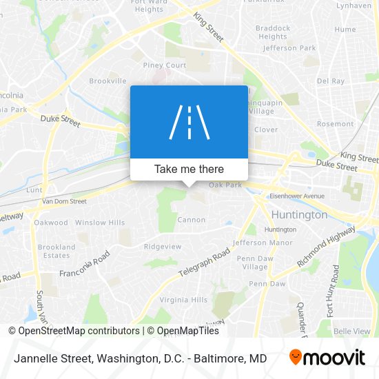 Jannelle Street map