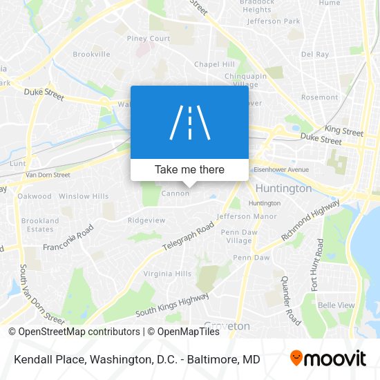Kendall Place map