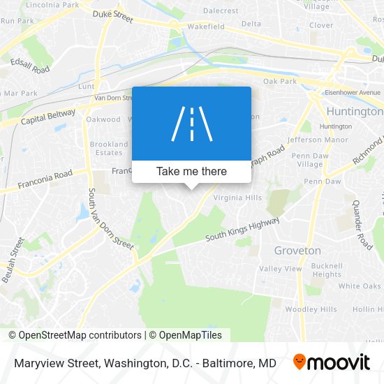 Mapa de Maryview Street