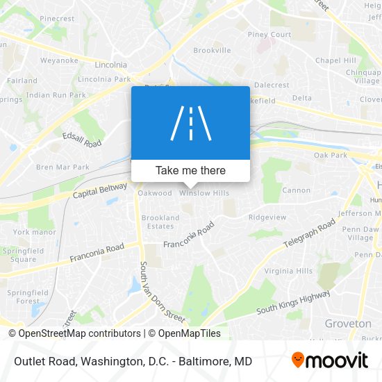 Outlet Road map