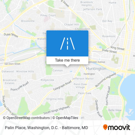 Palin Place map