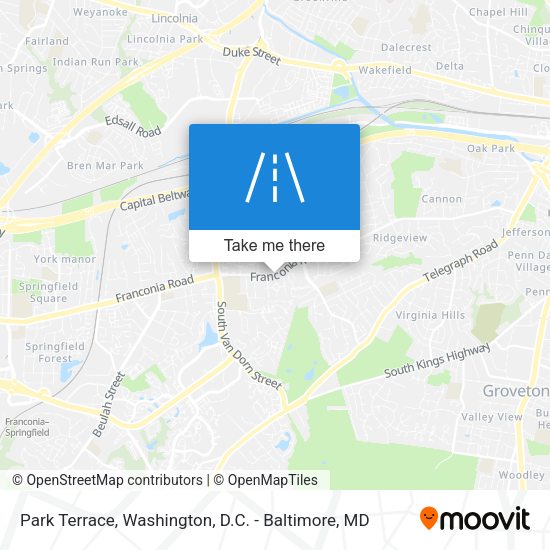 Park Terrace map