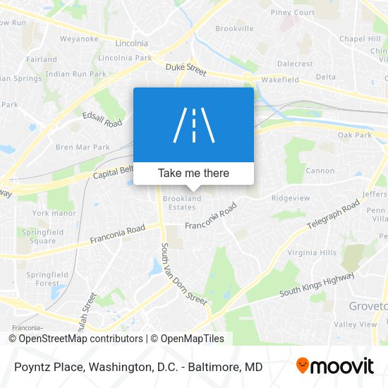 Poyntz Place map