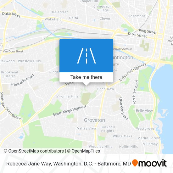 Rebecca Jane Way map