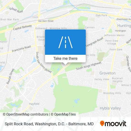 Mapa de Split Rock Road