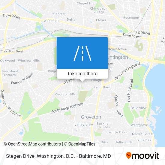 Mapa de Stegen Drive