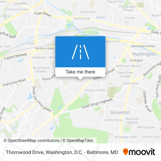 Mapa de Thornwood Drive