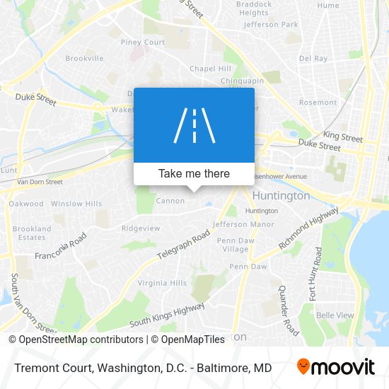 Tremont Court map