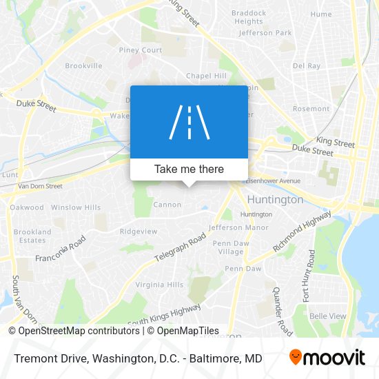 Tremont Drive map