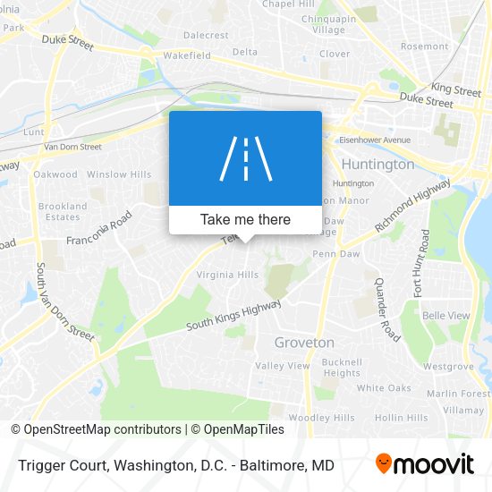 Trigger Court map
