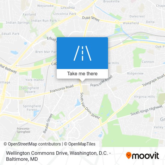Mapa de Wellington Commons Drive