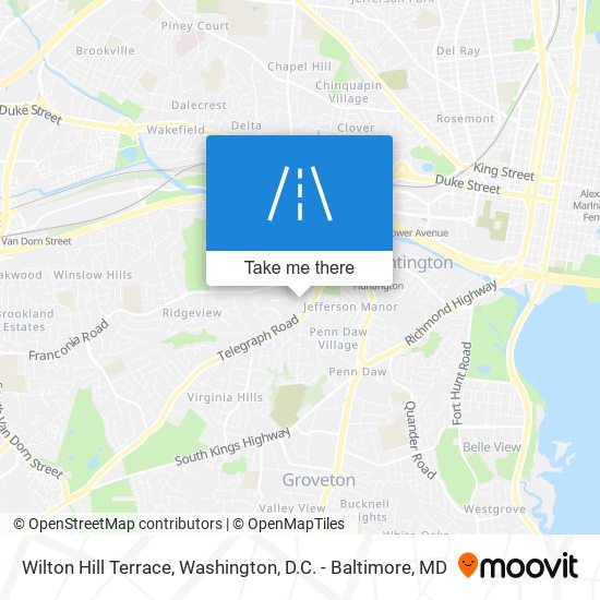 Wilton Hill Terrace map