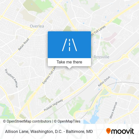 Mapa de Allison Lane