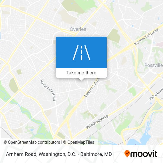 Arnhem Road map
