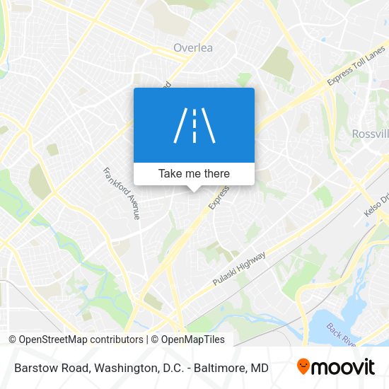 Barstow Road map