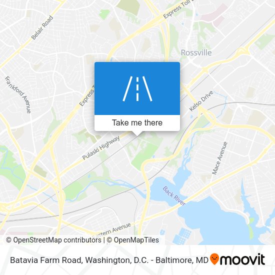 Mapa de Batavia Farm Road