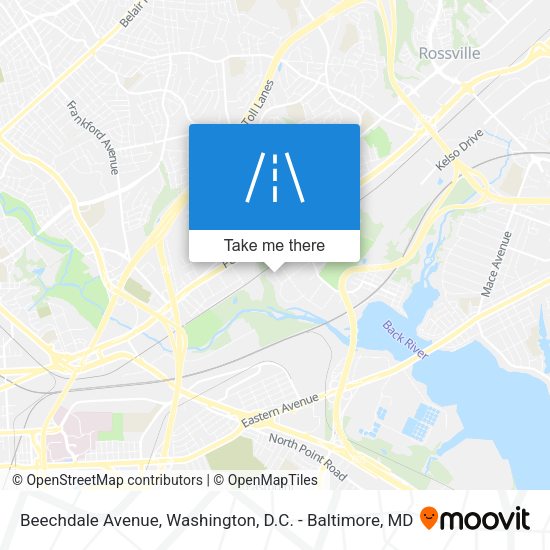Beechdale Avenue map