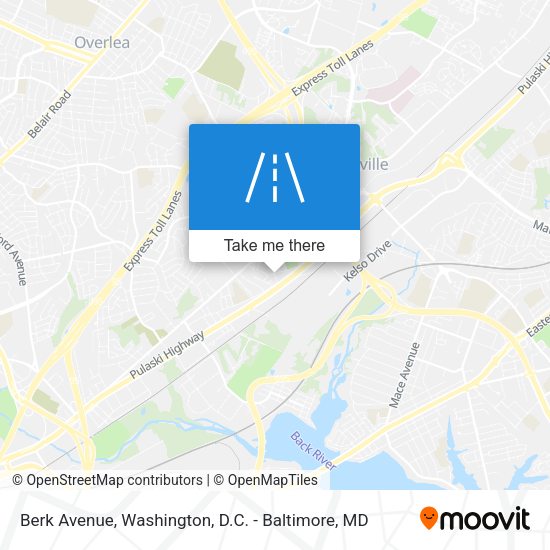 Mapa de Berk Avenue