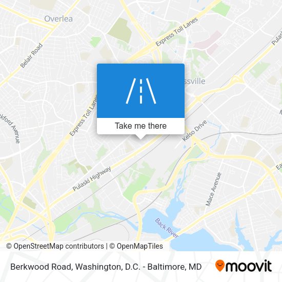 Mapa de Berkwood Road