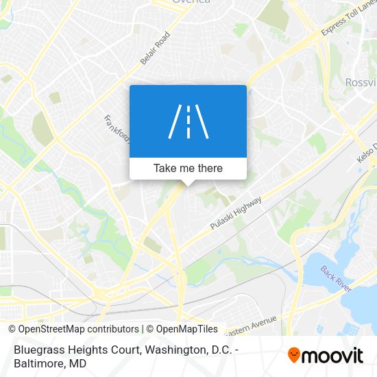 Mapa de Bluegrass Heights Court