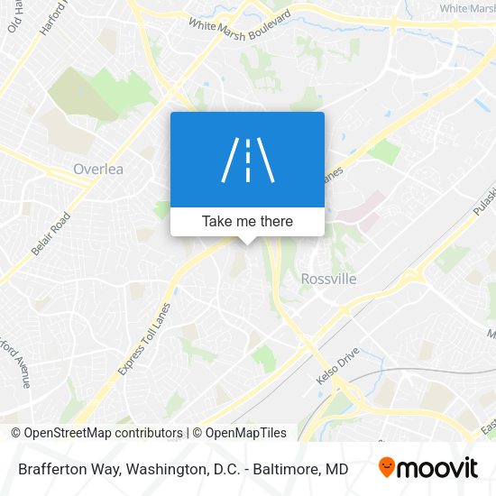 Brafferton Way map