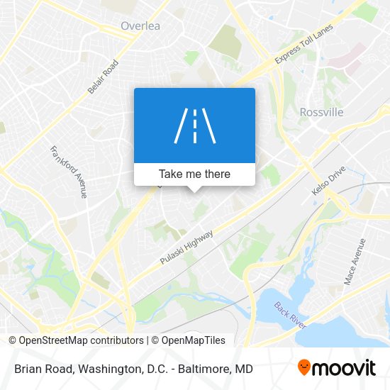Mapa de Brian Road