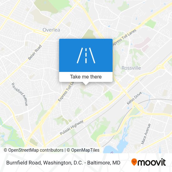 Burnfield Road map