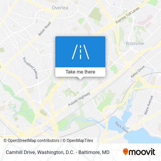 Mapa de Camhill Drive