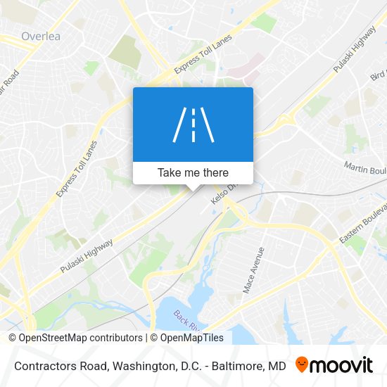 Mapa de Contractors Road