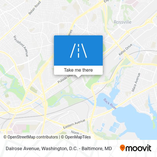 Dalrose Avenue map