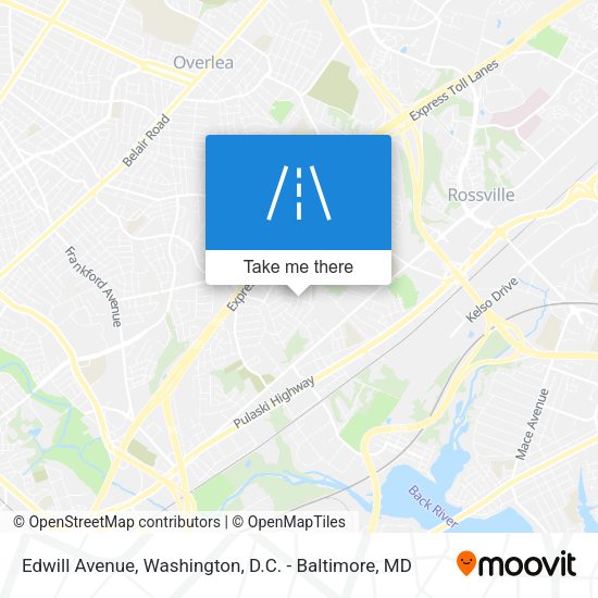 Mapa de Edwill Avenue