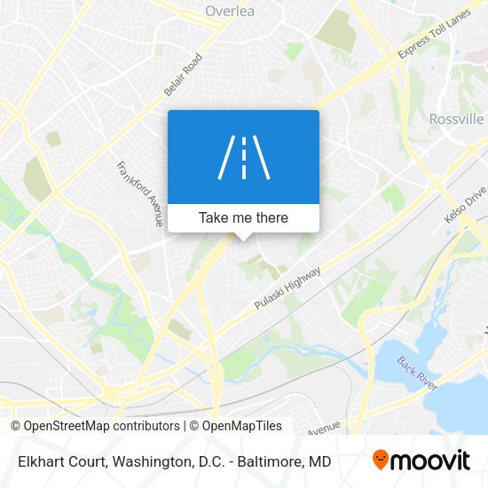 Elkhart Court map