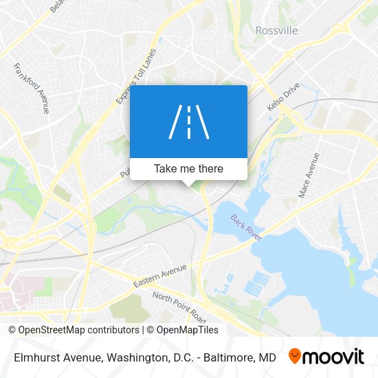 Mapa de Elmhurst Avenue