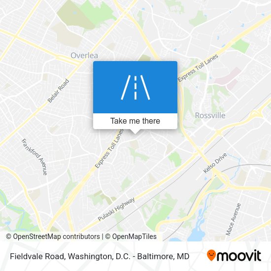 Fieldvale Road map