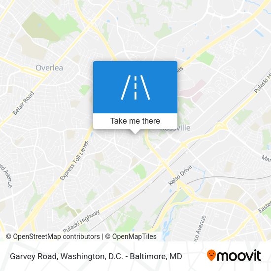Garvey Road map