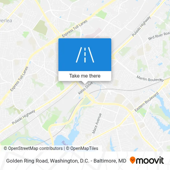 Golden Ring Road map