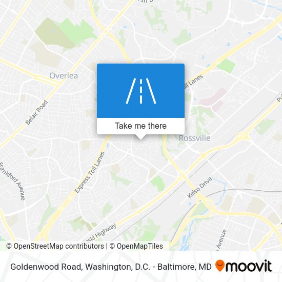 Goldenwood Road map