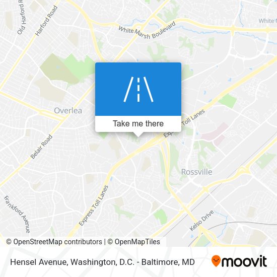 Mapa de Hensel Avenue