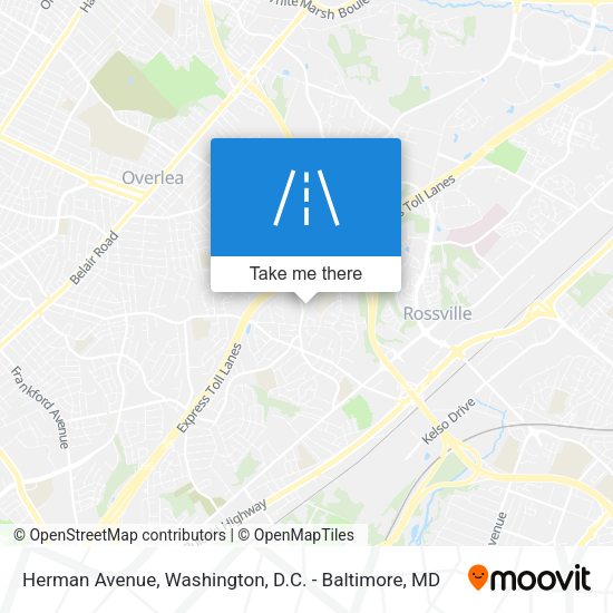 Herman Avenue map
