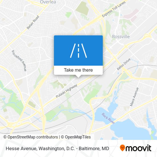 Mapa de Hesse Avenue
