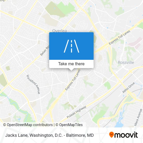 Mapa de Jacks Lane